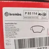 Brembo Bremsbelagsatz, Scheibenbremse Hinterachse P 85 114 Produktbild-Vorschau 11