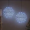 vidaXL Decorazione natalizia luminosa, 2 pezzi, 192 LED, Anteprima dell’immagine prodotto 2
