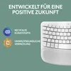 Logitech Wave Keys wireless ergonomic keyboard - OFFWHITE - Produktbild-Vorschau 14
