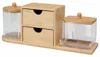 HOWHOMELY | Caja cosmética - Organizador - beige - 29 x 11 Vista previa de la imagen del producto 1