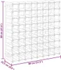 A wireframe drawing of a wine rack with dimensions indicated. Náhľad obrázku produktu