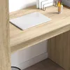vidaXL Stôl Sonoma dub 113 x 54 x 120 cm Materiál na báze Náhľad obrázku produktu 4