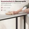 HOMCOM Konsolentisch Flurtisch mit verstellbar Fußpads, Produktbild-Vorschau 4