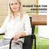 Outsunny tuinmeubelset, zithoek, 150x80 cm, met glazen Productafbeelding-voorbeeld 6
