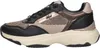Mexx Radja Pax  Sneakers Laag - Donkerbruin - Maat 41 Voir les images du produit 1