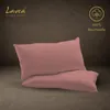Lavea® 2er Set Kissenbezug 40x80cm, 100% Baumwolle – Produktbild-Vorschau 2