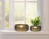 Sadzarka Zestaw 2 doniczek FineBuy Metal Bowl Dekoracyjna Podgląd zdjęcia produktu 2