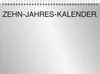 BRUNNEN Zehnjahres-Kalender 2027-2036 A4 quer | 297×210 mm Produktbild-Vorschau 1