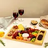 Deska do serwowania serów przekąski wędlin przystawek noże Podgląd zdjęcia produktu 3