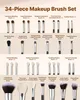 VEVOR Pinselset Makeup, 34-teilig, professionelles Produktbild-Vorschau 2