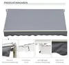 Outdoor manuelle Gelenkarmmarkise Markise 395cm mit Produktbild-Vorschau 7