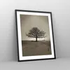 Gerahmtes Poster - Schwarzer Rahmen - Baum Schnee Sepia - Produktbild-Vorschau 8