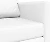 Boden-Sofa-Bett 2-in-1 Weiß 124x71x78 cm Kunstleder, Produktbild-Vorschau 8