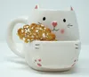 Katze Kaffeebecher mit Keksfach Produktbild-Vorschau 10