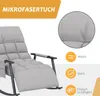 HOMCOM Houpací křeslo Křeslo Relaxační křeslo s podnožkou, Náhled obrázku produktu 5