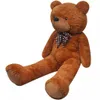 vidaXL Ours en peluche doux XXL brun 135 cm Voir les images du produit 5