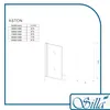 Silla Aston Badewannenaufsatz 90x150 cm Schwarz, Produktbild-Vorschau 7