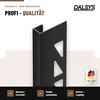 Dalsys 5x Fliesenschiene Eckprofil 2,5m x 10mm Schwarz Alu Produktbild-Vorschau 3