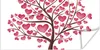 MuchoWow® Poster Eine Illustration eines Baumes mit Herzen Produktbild-Vorschau 1
