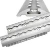 Airlineschiene halbrund Aluminium 0,5 m, 2er Set - silber Produktbild-Vorschau 2