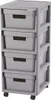 Curver Infinity 4x11L Regal mit Schubladen hellgrau Produktbild-Vorschau 12