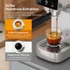 LLIVEKIT Siebträgermaschine, 20 Bar Espressomaschine mit Produktbild-Vorschau 4
