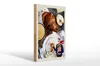 Holzschild Reise 20x30cm Frankreich Kaffee Croissant Birne Produktbild-Vorschau 1