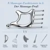Edelstahl Kopfmassagegerät 3-in-1 Gua Sha Massage Tool für Produktbild-Vorschau 6