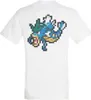 Pokémon - Karpador & Garados Pixel - T-Shirt Produktbild-Vorschau 4