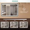 PESENXAN LED Spiegel Bad 80 x 60 cm mit Beleuchtung – Produktbild-Vorschau 7