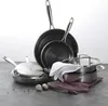 Pánev Masterpro BGMP-1631 Ø 24 cm Nerezová ocel Náhled obrázku produktu 3