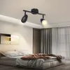 ZMH LED Deckenleuchte Drehbar Modern Schwarze 2 Flammig 8W Produktbild-Vorschau 5