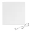 A white infrared wall heater panel with a white power cord and plug on a white background. Anteprima dell’immagine prodotto