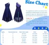 Elegantes Ein-Schulter Hochzeitskleid für Mädchen | Produktbild-Vorschau 5