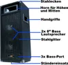 E-Lektron PW220 stereo DJ PA Party Lautsprecher Paar - Produktbild-Vorschau 2