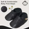 YALION Baby Krabbelschuhe Weiche Leder Lauflernschuhe Produktbild-Vorschau 2