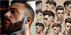 A split image showing a man's beard on the left and a collage of men's hairstyles on the right. Náhled obrázku produktu