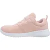 A side view of a pink and white children's sneaker. Podgląd zdjęcia produktu