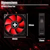 Xilence XPF80.R Xilence Lüfter  80*80 Performance C (XF037) Vista previa de la imagen del producto 2