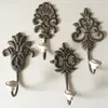 LS-LebenStil 2 Vintage Kleiderhaken 15cm Braun Produktbild-Vorschau 2