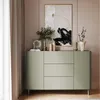 Wohnzimmer Kommode mit 150 cm Breite in Grün mit Eiche, 2 Produktbild-Vorschau 7