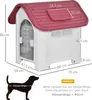 PawHut Niche pour chien Outdoor Maison pour chien avec Voir les images du produit 3