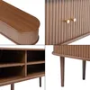 Meuble TV 'Mapia' avec 2 portes coulissantes 166 x 40 x 55 Voir les images du produit 7