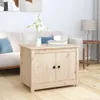 vidaXL Table basse 71x49x55 cm pin massif Voir les images du produit 2