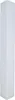 1x Tischbein Buche 72 cm 80x80 mm weiß lackiert – Produktbild-Vorschau 1