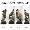 Ponder Statue-Silence is Gold Abstrakte Kunst Statue Modern Produktbild-Vorschau 4