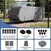 COSTWAY Plachta na karavan 524 x 260 cm, ochranný obal z Náhled obrázku produktu 10