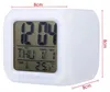 Wecker Uhr leuchtend Kameleon LED-Würfel, mit Thermometer Produktbild-Vorschau 7