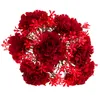 Bouquet con 7 garofani Garofani rossi Fiori artificiali Anteprima dell’immagine prodotto 4