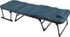 A teal colored cot with a pillow on a white background. Produktbild-Vorschau